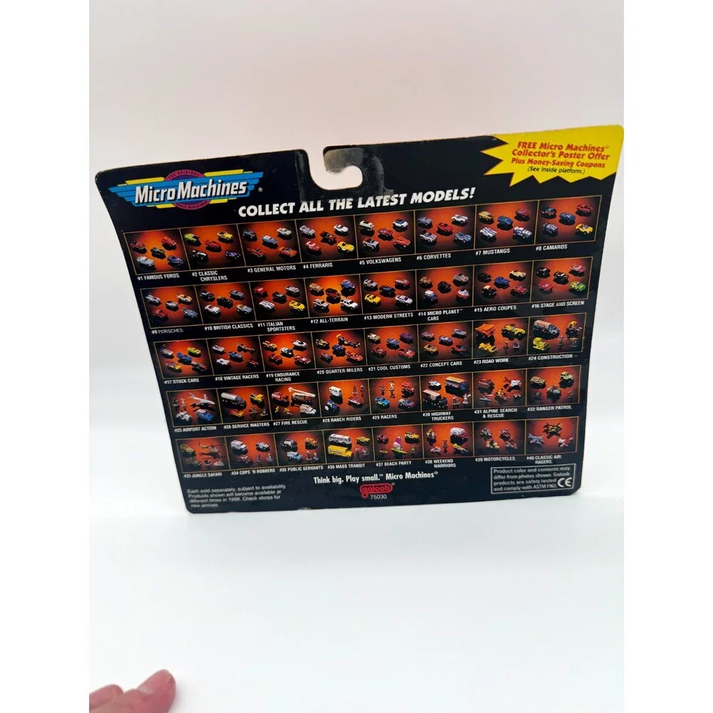 Vintage 1997 Galoob Micro Machines #31 Alpine Search & Rescue Sealed Set